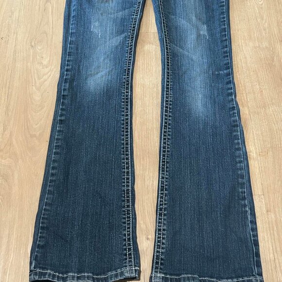 Women's Blue and Navy Jeans - Picture 4 of 4